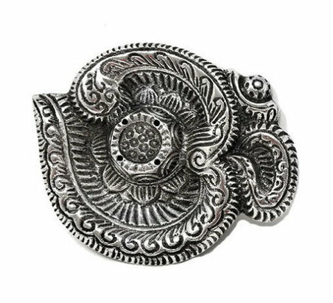 Om Metal Incense Burner 5 Inch Size