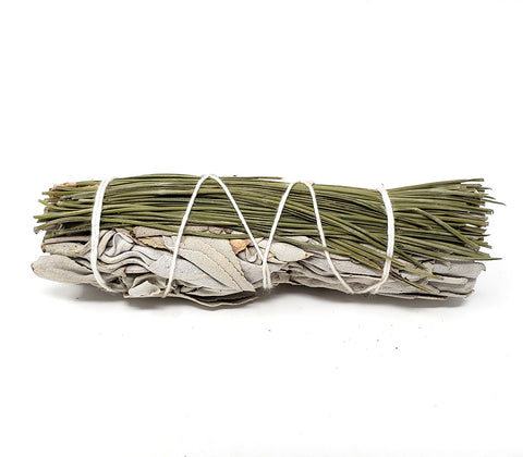Pine and White Sage Smudge 4 inch Size