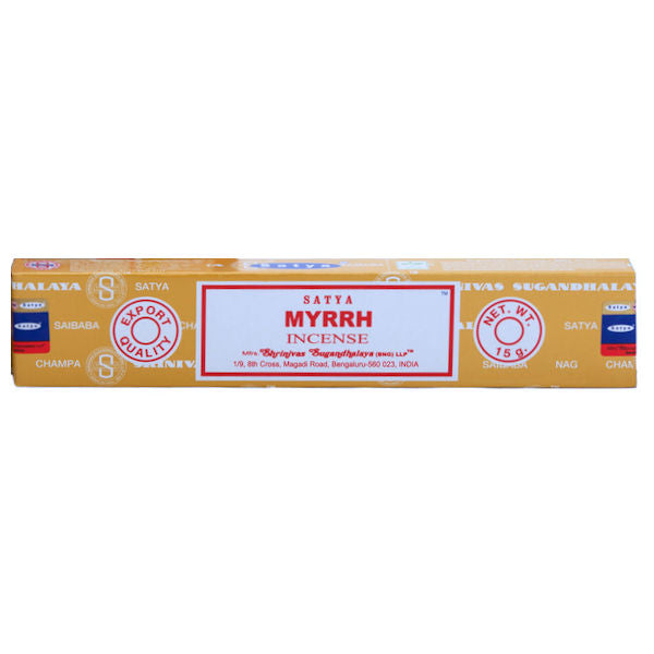 Satya Myrrh 15gm Incense Sticks