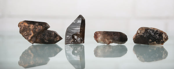 Devil's Head Colorado Smoky Quartz  natural point Clusters